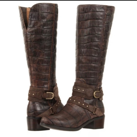 UGG Shoes - Ugg Esplande Croco java leather tall boots